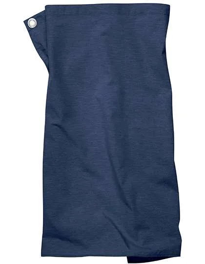 CG Workwear Bistroschürze Pizzone Melange 50/50 Baumwolle, Blue 80 x 71 cm, CGW128M