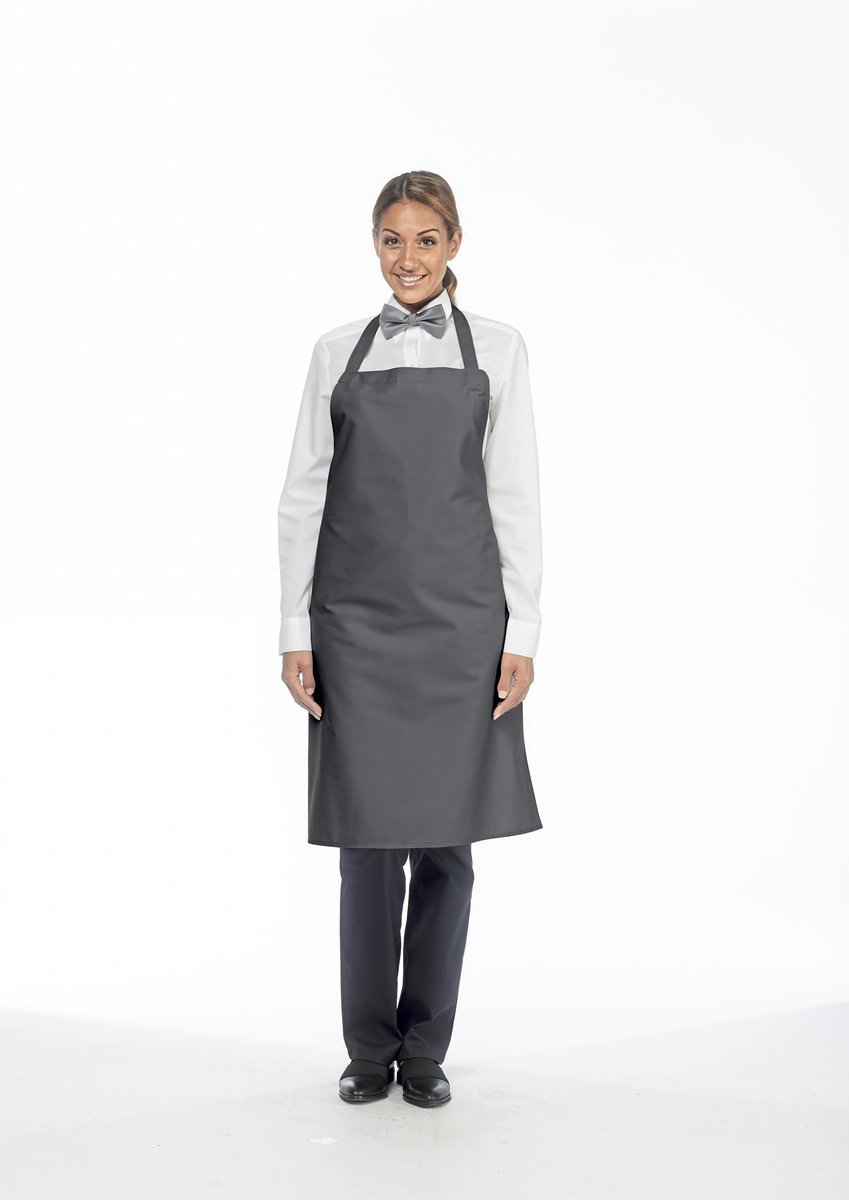CG Workwear Latzschürze Verona 90 mit Nackenband, Black 90 x 75 cm, CGW131