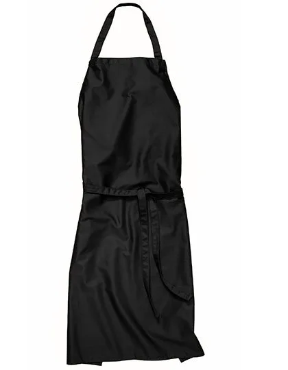 CG Workwear Latzschürze Verona 90 mit Nackenband, Black 90 x 75 cm, CGW131