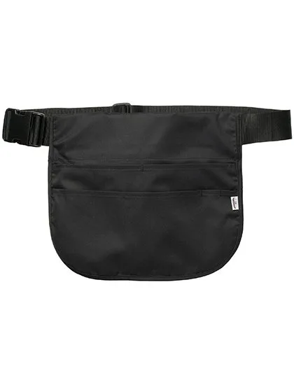 CG Workwear Hüft-Gürteltasche Tollo Classic 4 Fächer, Black 34,5 x 26,5 cm, CGW161