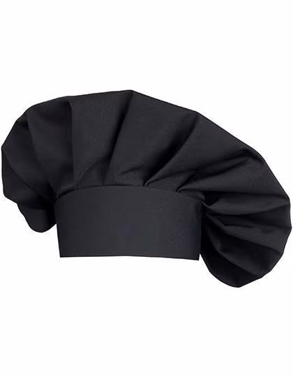 CG Workwear Adjustable Chianti Chef's Hat with Velcro Closure, Black One Size, CGW3200