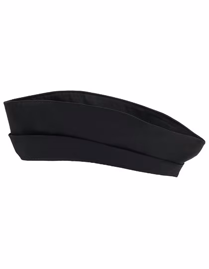 CG Workwear Toque de Chef Genove Classic avec Fermeture Velcro, Black One Size, CGW3305