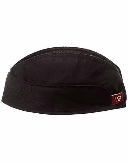 CG Workwear Crecchio Kochmütze mit Gummizug, Black One Size, CGW3310