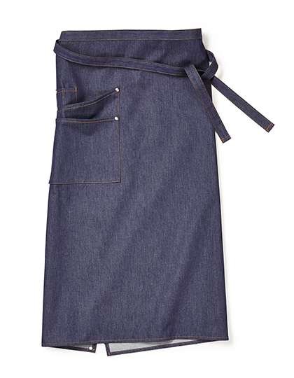 CG Workwear Grembiule bistro Oricola effetto denim, Denim 80 x 100 cm, CGW4122