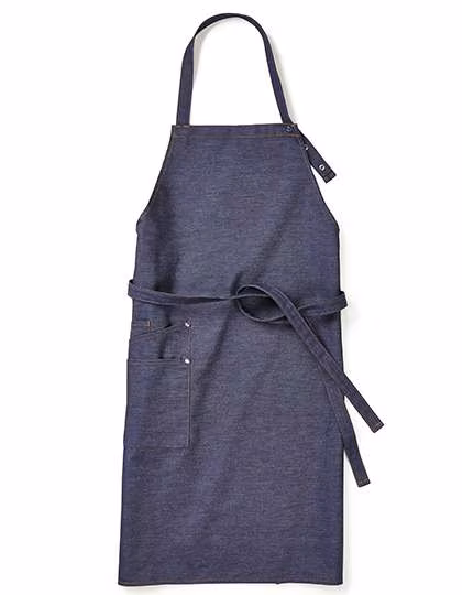 CG Workwear Grembiule denim Nucciano con tasche, Denim 90 x 75 cm, CGW4131