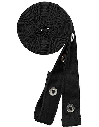 CG Workwear Pizzone Classic Gastronomie Bänder Set, Black 130 cm, CGW42128