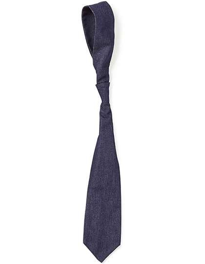 CG Workwear Cravate courte en denim Frisa avec passant, Denim 120 cm, CGW4360