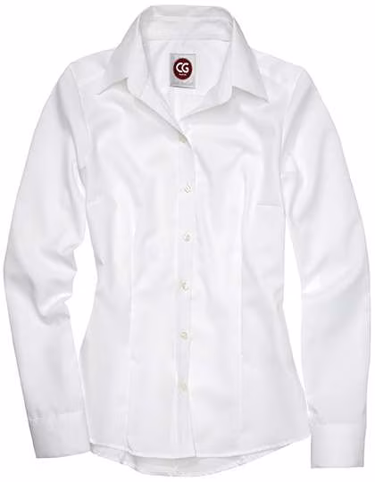CG Workwear Damenbluse Elise, bügelfrei, tailliert, White XS, CGW501
