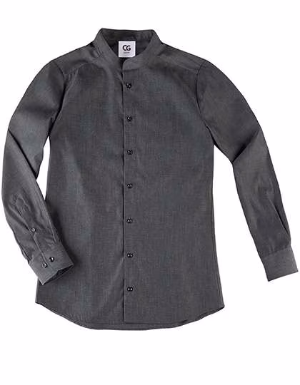 CG Workwear Chemise Slim Fit San Buono, Col Officier, Dark Grey S, CGW540