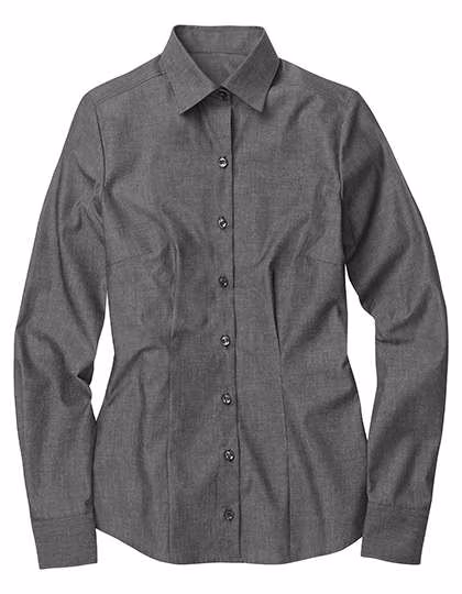 CG Workwear Damenbluse "Meri" aus Baumwolle-Polyester, Light Grey M, CGW570