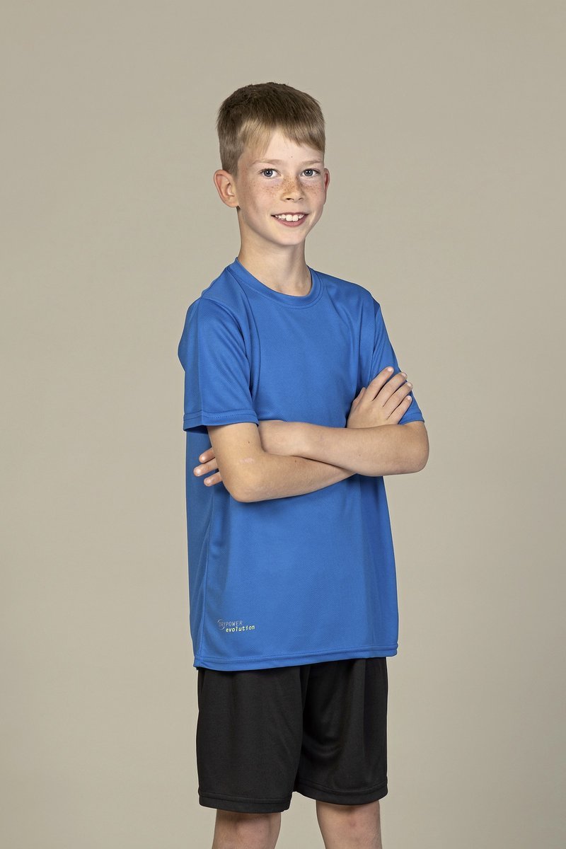 CONA SPORTS Kids Evolution Tech Tee Anthracite 128 (CN160K), CN160K
