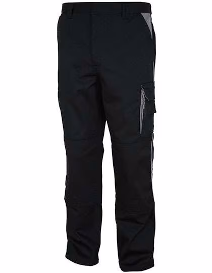 Carson Contrast Contrast Work Pants Black/Grey 25 (CR480), CR480