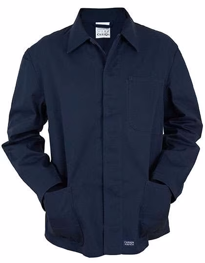 Carson Classic Workwear Veste de Travail Longue Classique en Coton, Navy 44, CR701