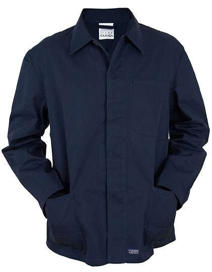 Carson Classic Workwear Klassische Long Work Jacket aus Baumwolle, Navy 44, CR701