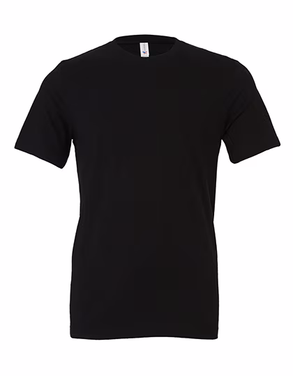 Canvas Body-Hugging Short Sleeve Jersey T-Shirt, Black XL, CV3001