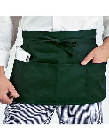 Dennys London Tablier Money Pocket avec Porte-Monnaie, Bottle Green 58 x 30 cm, DL022