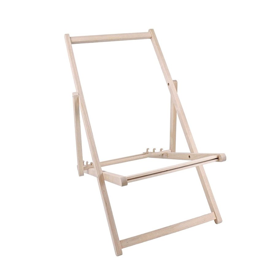 DreamRoots Liegestuhl mit verstellbarer Rückenlehne, Standard 120 x 58,5 cm, DRL01