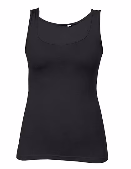 Promodoro Débardeur Femme Cintré en Coton, Black XS, E1051