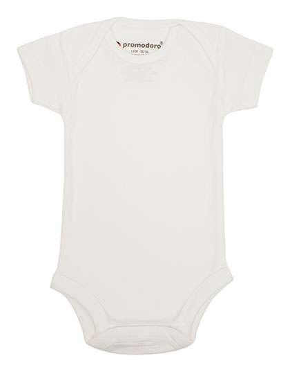 Promodoro Bio-Babystrampler in Reinweiß mit Druckknöpfen, White 50/56, E120K