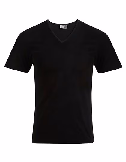 Promodoro Slim Fit V-Neck T-Shirt Baumwollmix, White L, E3082