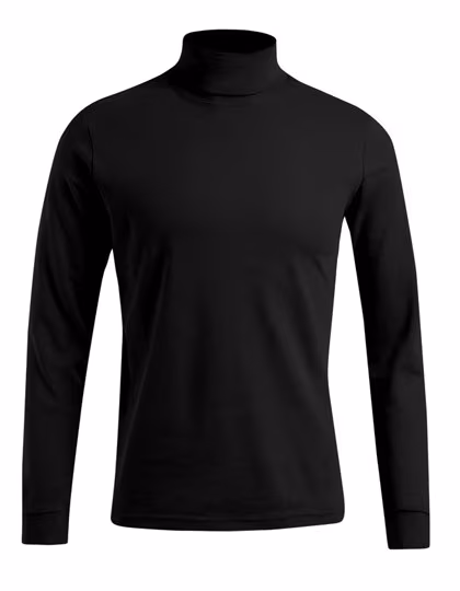 Promodoro Pull Col Roulé Manches Longues en Coton Interlock pour Homme, White XS, E3407