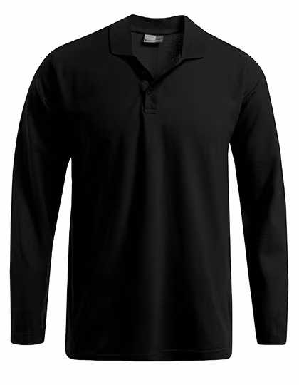 Promodoro Polo Manches Longues en Coton pour Homme, White S, E4600