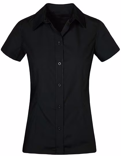 Promodoro Women´s Poplin Shirt Short Sleeve Steel Grey (Solid) XL (E6305)