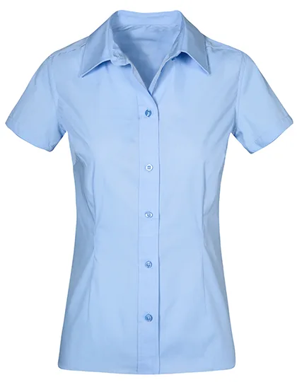 Promodoro Women´s Poplin Shirt Short Sleeve Steel Grey (Solid) XL (E6305)