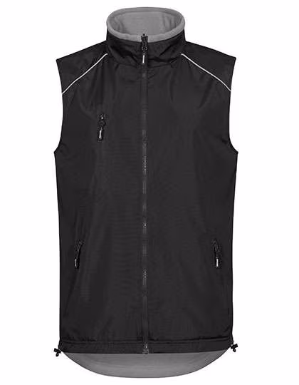 Promodoro Men´s Reversible Vest C? Black/Steel Gray S (E7200), E7200