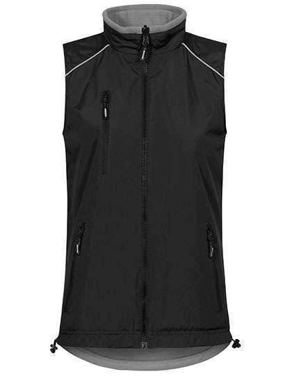 Promodoro Women´s Reversible Vest C? Black/Steel Gray S (E7205), E7205