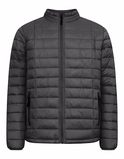 Promodoro Wattierte Herrenjacke mit Kinnschutz, Charcoal (Solid) 5XL, E7631