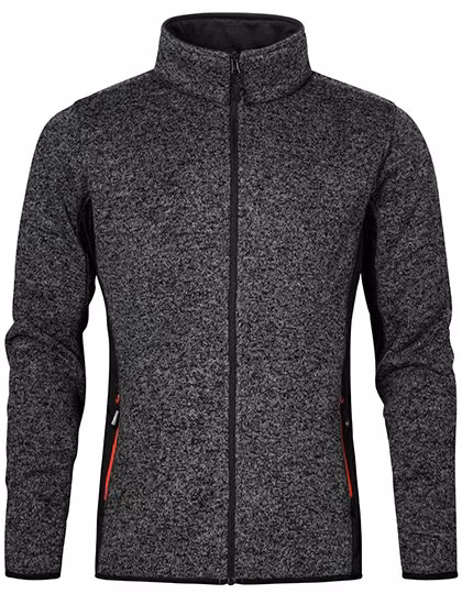 Promodoro Knit Fleece Jacket with Stand Collar for Men, Heather Graphite S, E7700