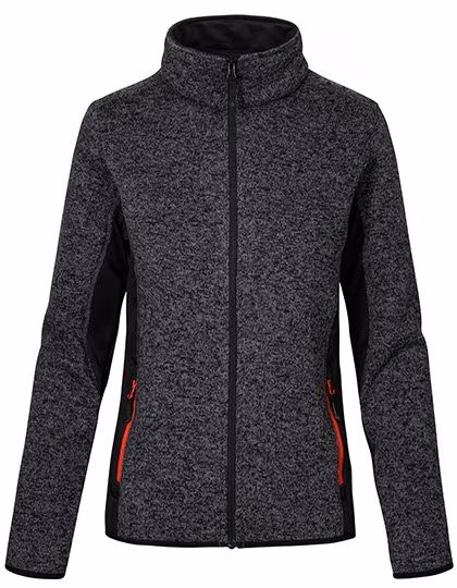 Promodoro Giacca in Pile lavorato a maglia con collo alto, Heather Graphite M, E7705