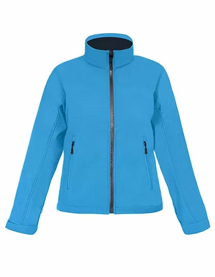 Promodoro Veste Softshell C+ Coupe Slim pour Femme, Aqua S, E7821