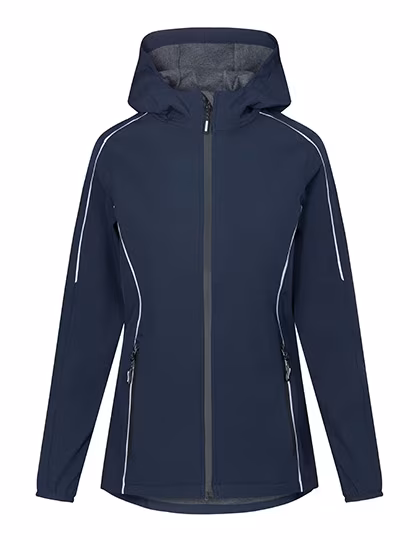 Promodoro Veste Softshell Légère à Capuche pour Femme, Navy XXL, E7835