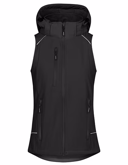 Promodoro Gilet Softshell con Cappuccio da Donna, Navy XL, E7845