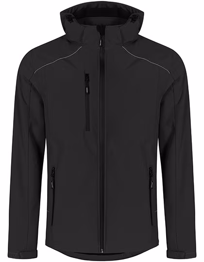 Promodoro Softshell Jacket with Hood for Men, Navy 5XL, E7860