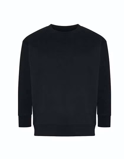 Ecologie Recycled Sweatshirt with Brushed Surface, Navy S, EA032