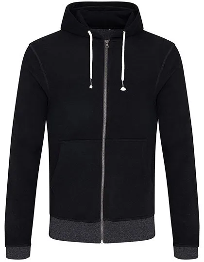 Ecologie Okavango Nachhaltigkeits Zoodie Slim Fit, Black/Charcoal L, EA051