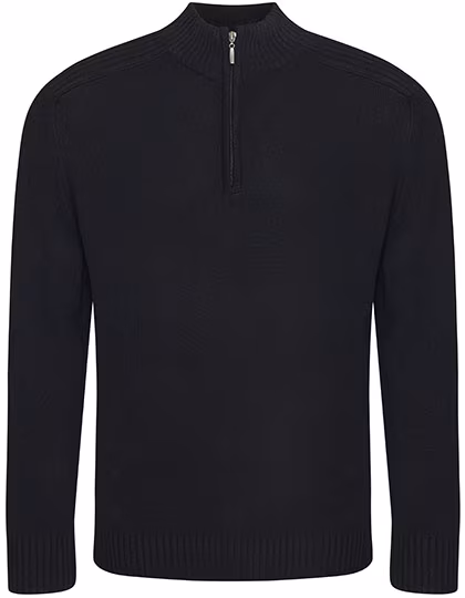 Ecologie Wakhan 1/4 Zip Pullover aus Recyclingmaterial, Black XS, EA061