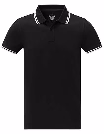 Elevate Life Polo Amarago da Uomo in Cotone Piqué, Black XXL, EL38108
