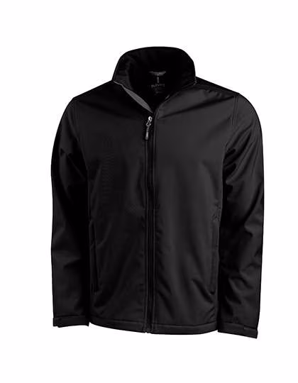 Elevate Life Softshell-Jacke Maxson mit Stretch für Herren, Black XS, EL38319