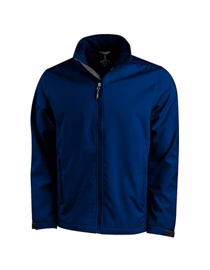 Elevate Life Softshell-Jacke Maxson mit Stretch für Herren, Navy S, EL38319