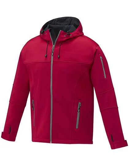 Elevate Life Softshelljacke "Men's Match" atmungsaktiv für Herren, Red XL, EL38327