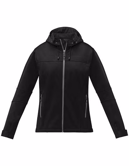 Elevate Life Giacca Softshell con Zip a 2 Vie da Donna, Red M, EL38328