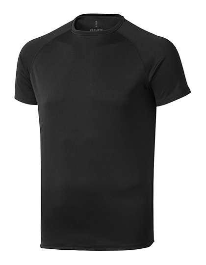 Elevate Life Atmungsaktives Cool Fit T-Shirt, Black XS, EL39010