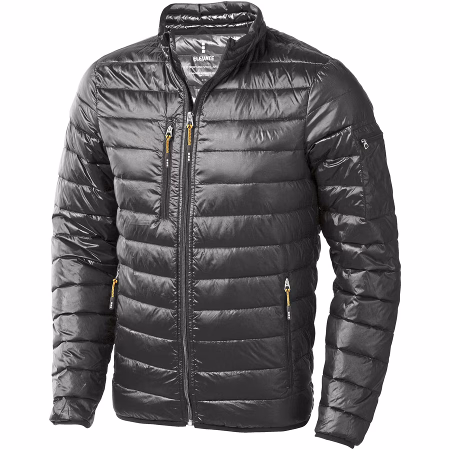 Elevate Life Lightweight Down Jacket Scotia with Chin Guard, Navy 3XL, EL39305