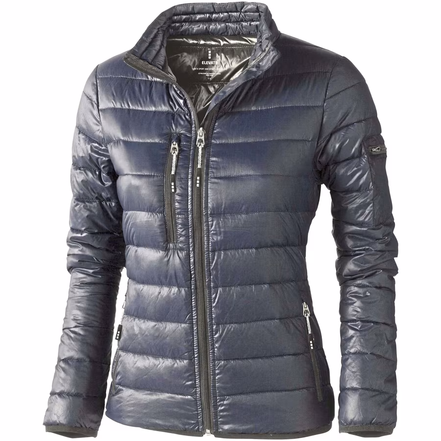 Elevate Life Scotia Light Daunenjacke tailliert für Damen, Black XS, EL39306