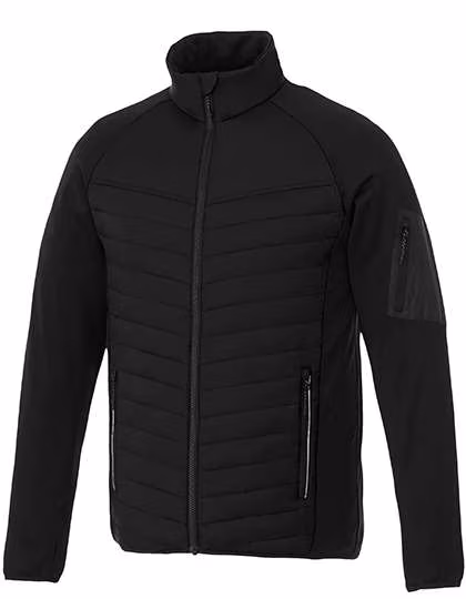 Elevate Life Veste Isolante Hybride Banff avec Fermeture Éclair, Black XS, EL39331