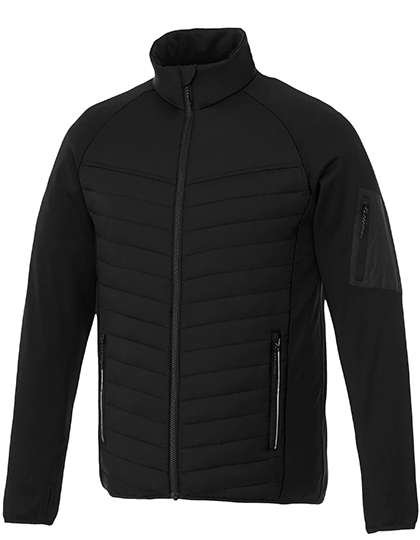 Elevate Life Banff Hybrid Isolierjacke mit Reißverschluss, Black XS, EL39331